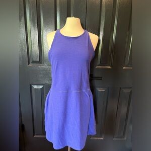 Beyond Yoga Purple Fitted Sleeveless Tennis Dress/Romper